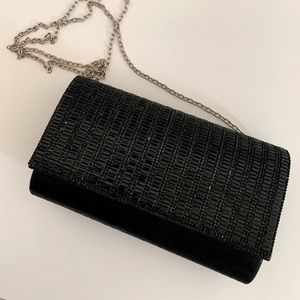 Black crossbody/clutch for special event